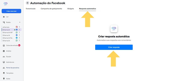 Respostas automáticas